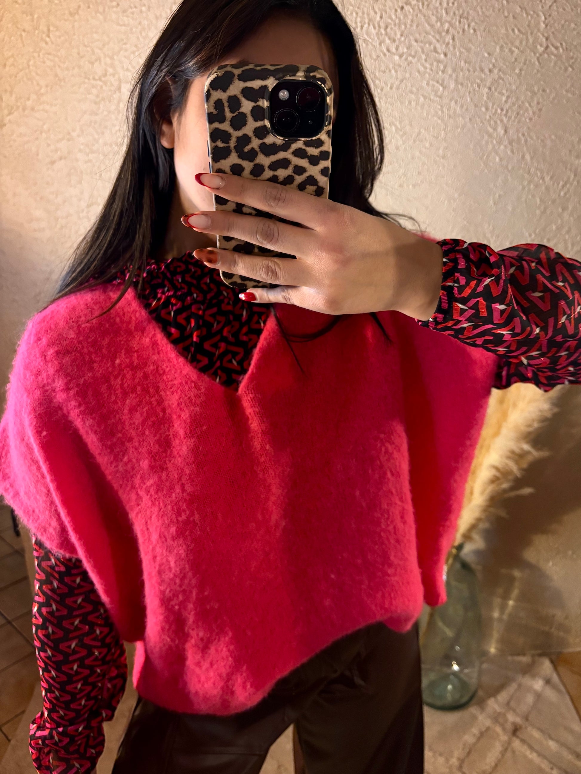 Pull sans manches Lina