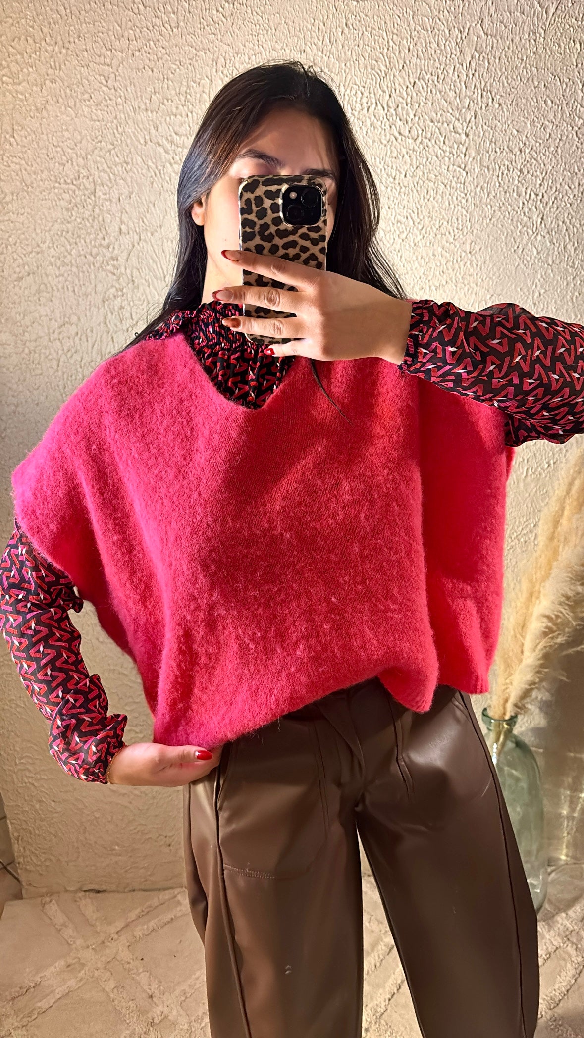 Pull sans manches Lina