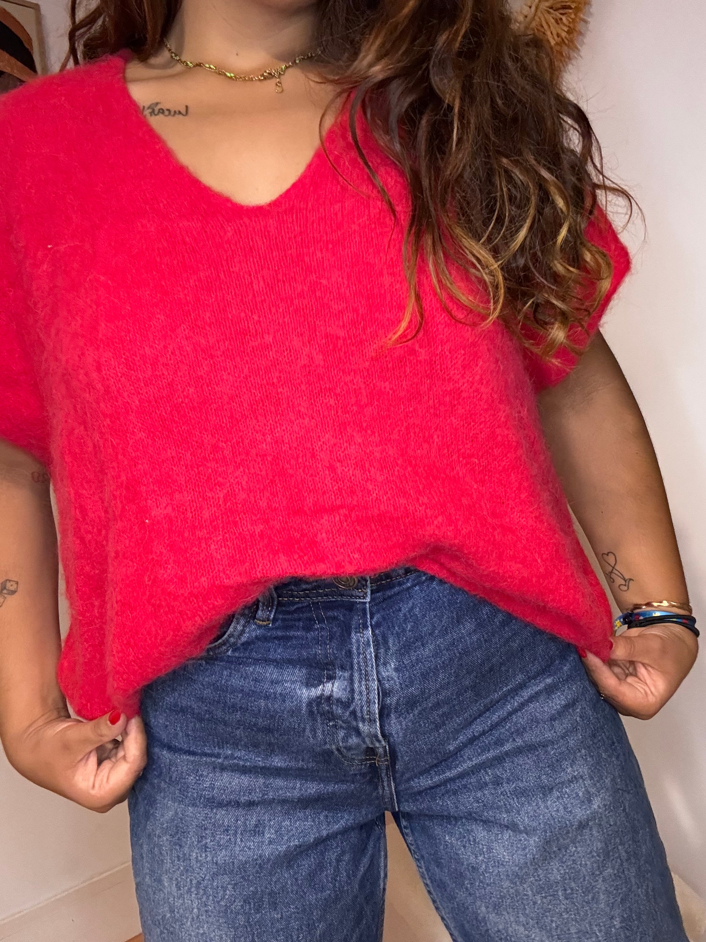 Pull sans manches Lina